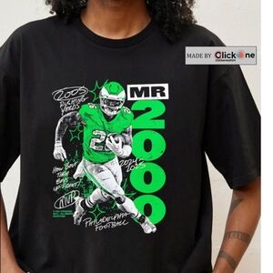 Saquon Barkley Mr 2000 MVP graphic retro shirt Mens Small New With Tags